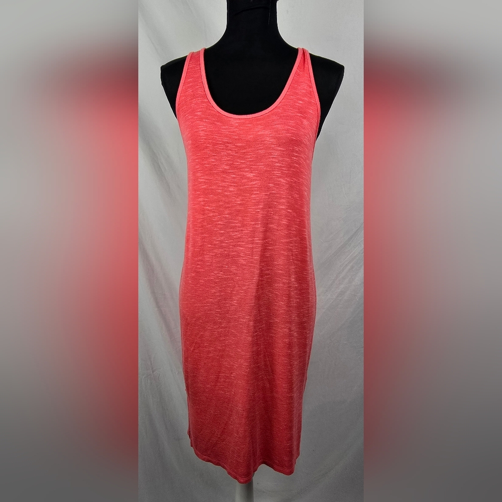 Saturday Sunday Anthropologie Coral Knit Sleeveless Beachy Tank Dress sz S